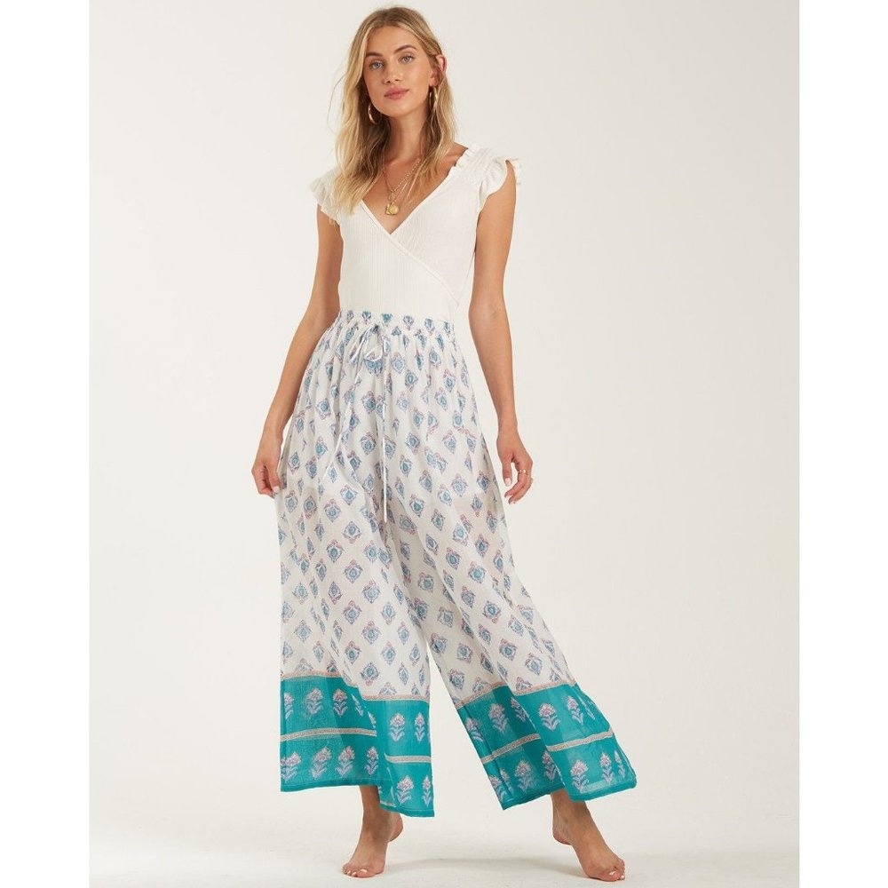 Billabong Back in Five Pants Lightweight Pattern Size Small